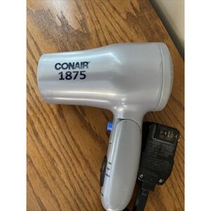 Conair Travel Hair Blow Dryer 1875 Folding Compact Hairdryer‎ Tested and Works!